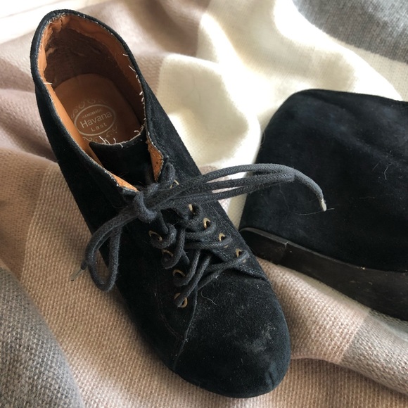 Jeffrey Campbell 99-Tie Hidden Wedge Bootie - Picture 2 of 4